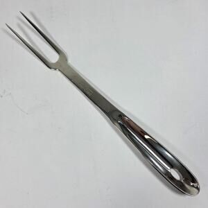 All-Clad Stainless Steel Carving Meat Fork 2 Prong Kitchen Utensil